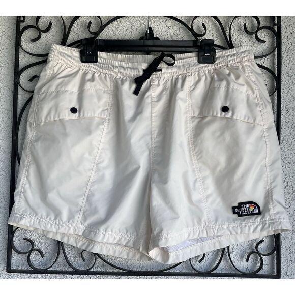 North Face TNF Mesh Lined Shorts - Size XL - Ivory - Picture 1 of 8